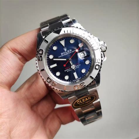 rolex yacht master blue replica|clean factory yachtmaster.